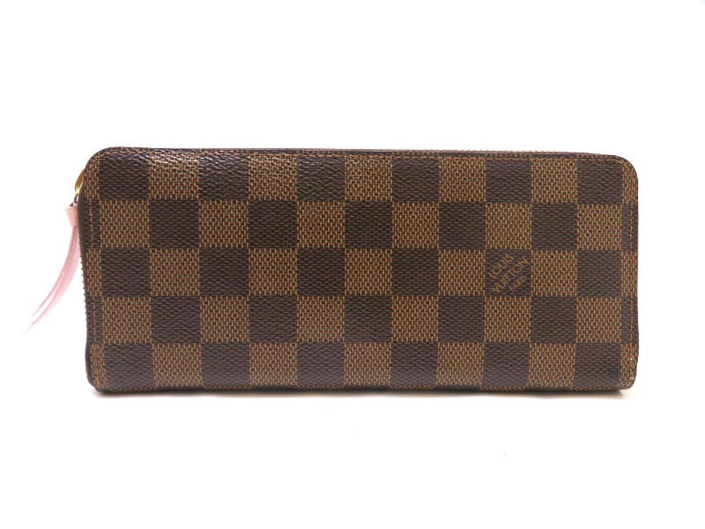 LOUIS VUITTON Portefeuille Clemence Damier Rose Pink Ballerine
